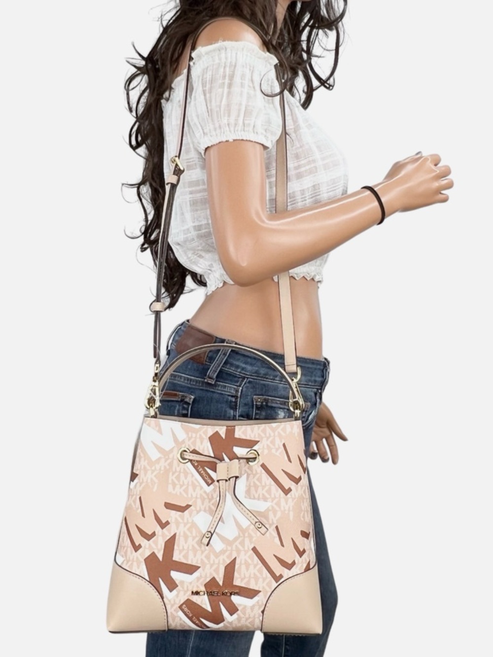 Rare Michael Kors Mercer Bucket bag NWT